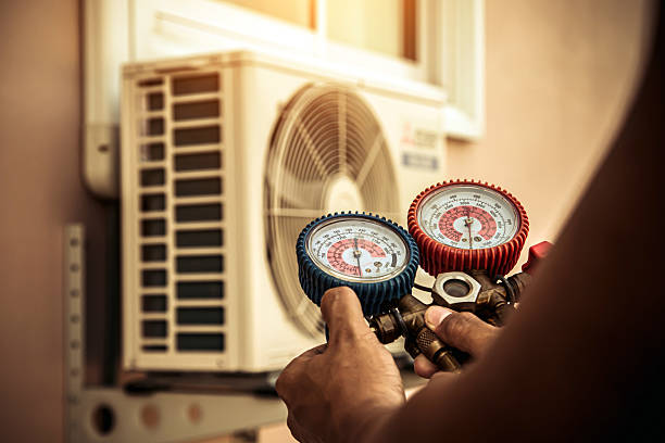 Professional Air Conditioning Service technician working in Graniteville, SC